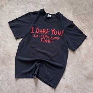 Vintage Y2K Universal Studios Halloween Horror Nights Graphic Tee‎ Black XS